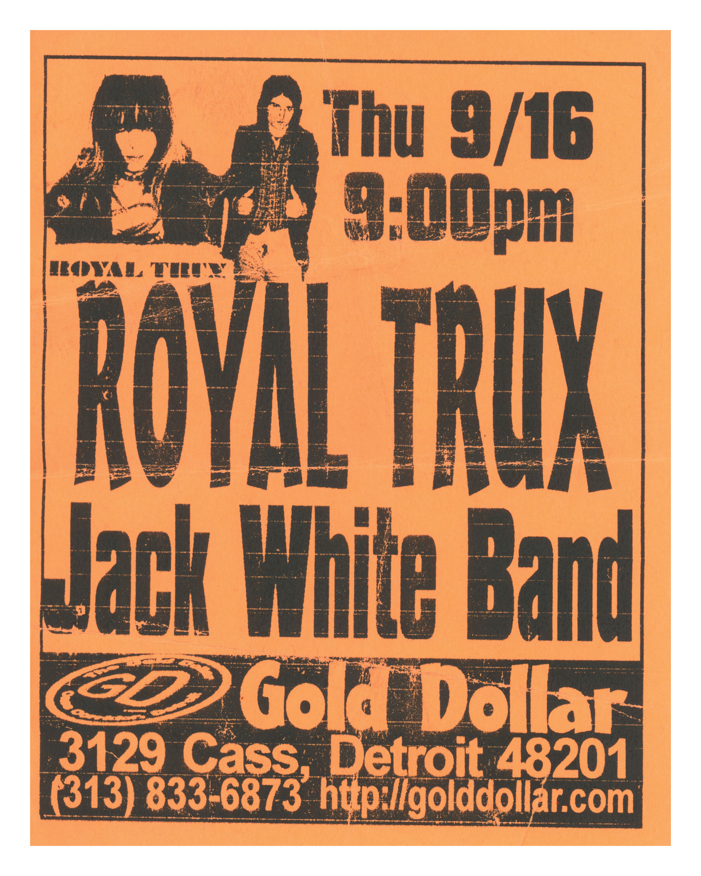 Jack White Live Concert Setlist at The Gold Dollar, Detroit, MI on