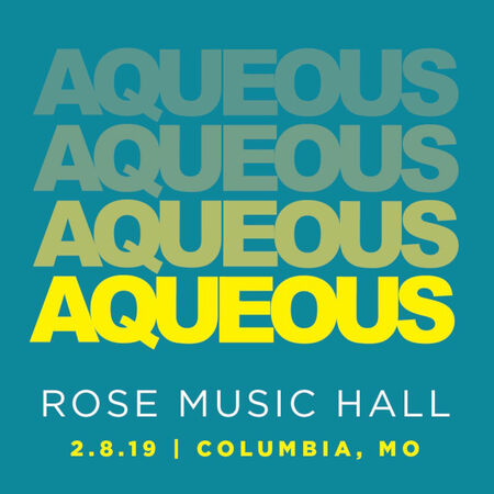 02/08/19 Rose Music Hall, Columbia, MO 