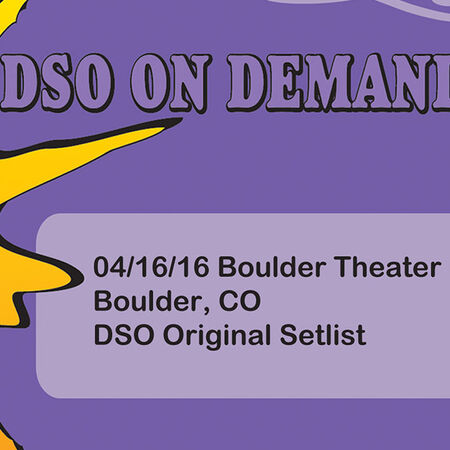 04/16/16 Boulder Theater, Boulder, CO 