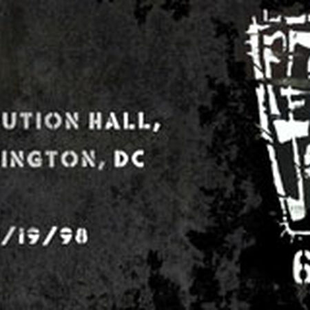 09/19/98 Constitution Hall, Washington, DC 