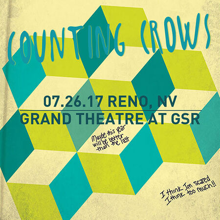 07/26/17 Grand Theatre at Grand Sierra Resort, Reno, NV 