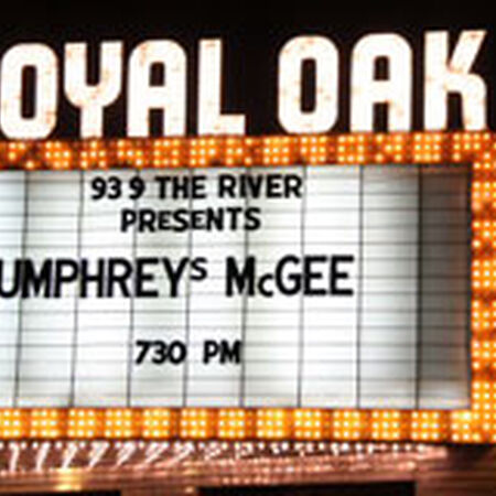 03/12/09 Royal Oak Music Theatre, Royal Oak, MI 