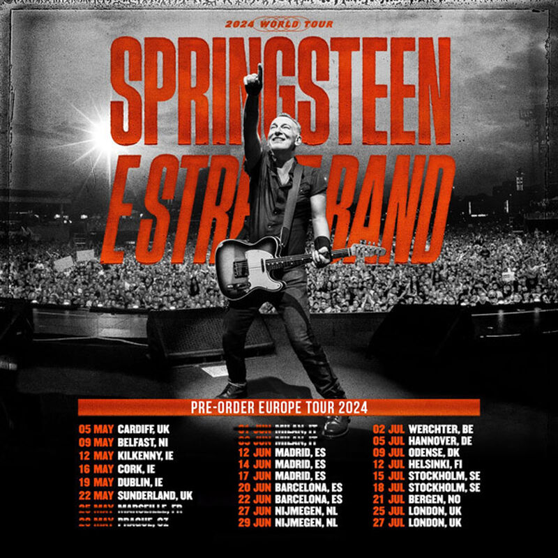 Bruce Springsteen 2024 Europe Tour