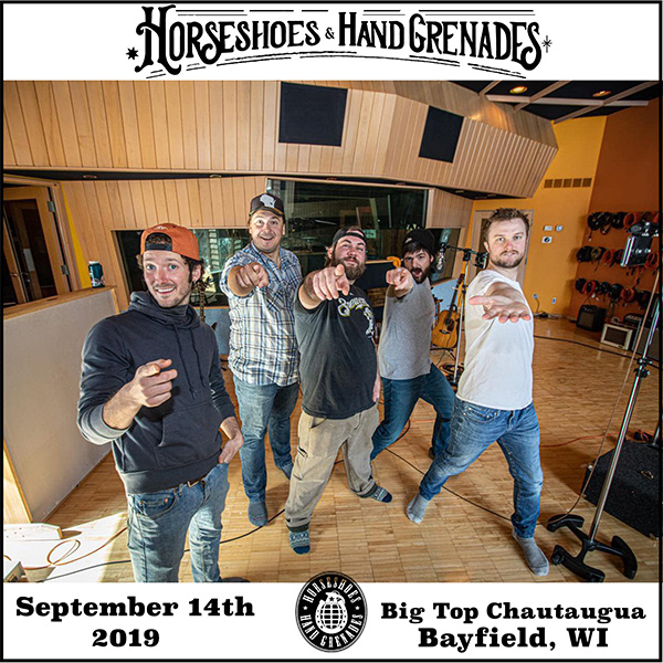 Horseshoes & Hand Grenades Setlist at Big Top Chautaugua, Bayfield, WI