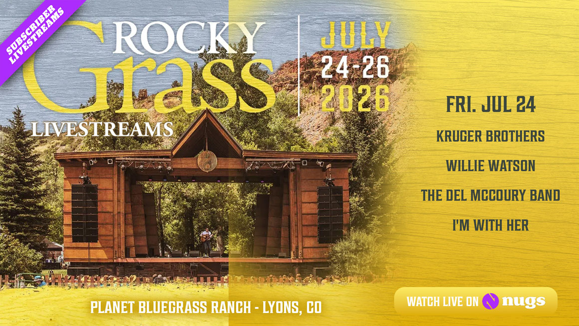07/24/26 RockyGrass Festival, Lyons, CO 