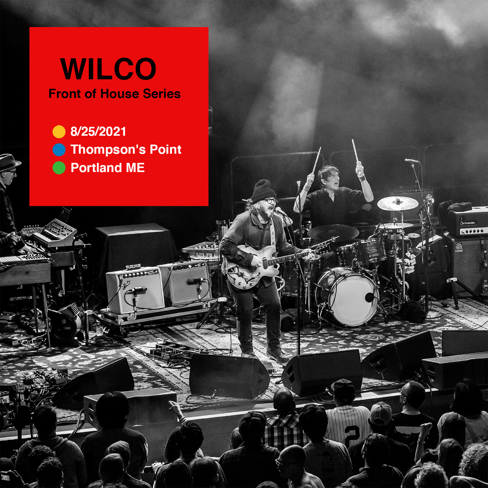 Wilco Live Concert Setlist at Thompson's Point, Portland, ME on 08252021