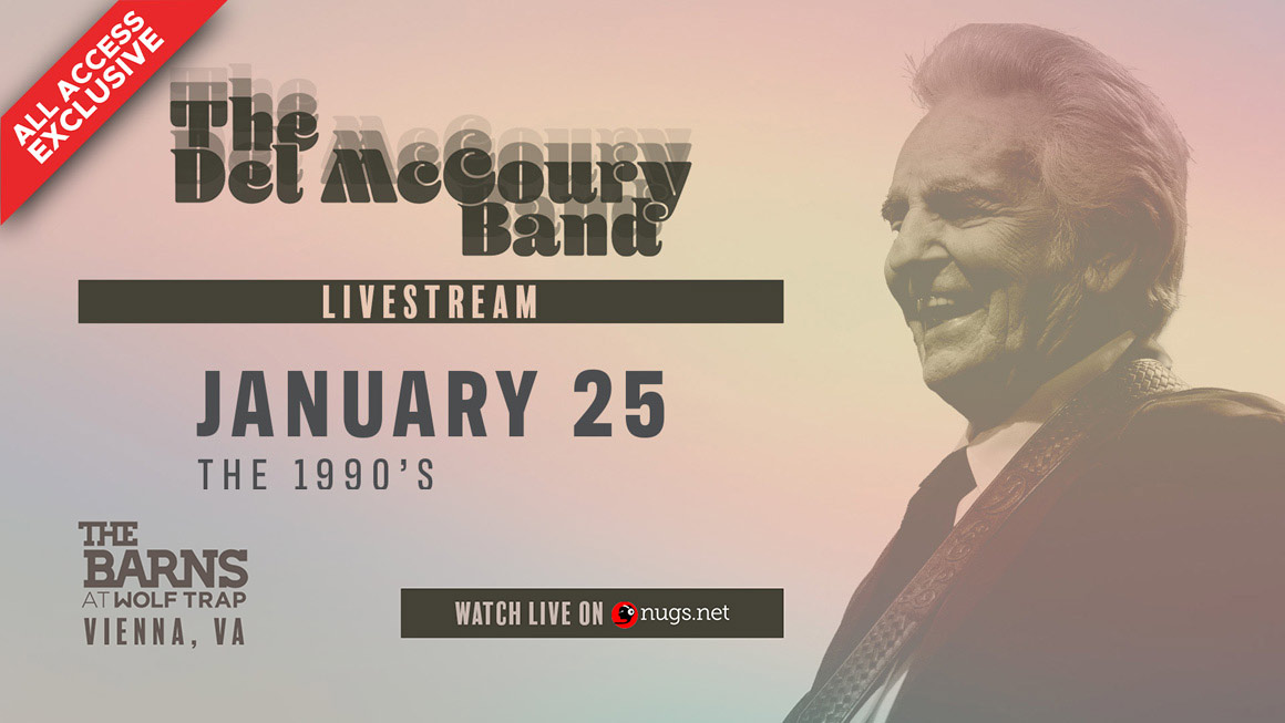 Watch Livestream of Del McCoury Band on 01-25-2025