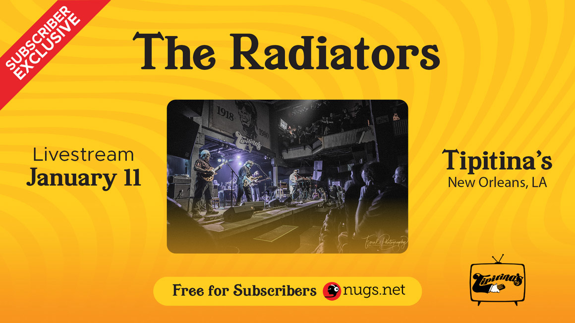 Watch Livestream of The Radiators on 01112024
