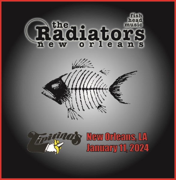 The Radiators Live Concert Setlist at Tipitina's, New Orleans, LA on 01