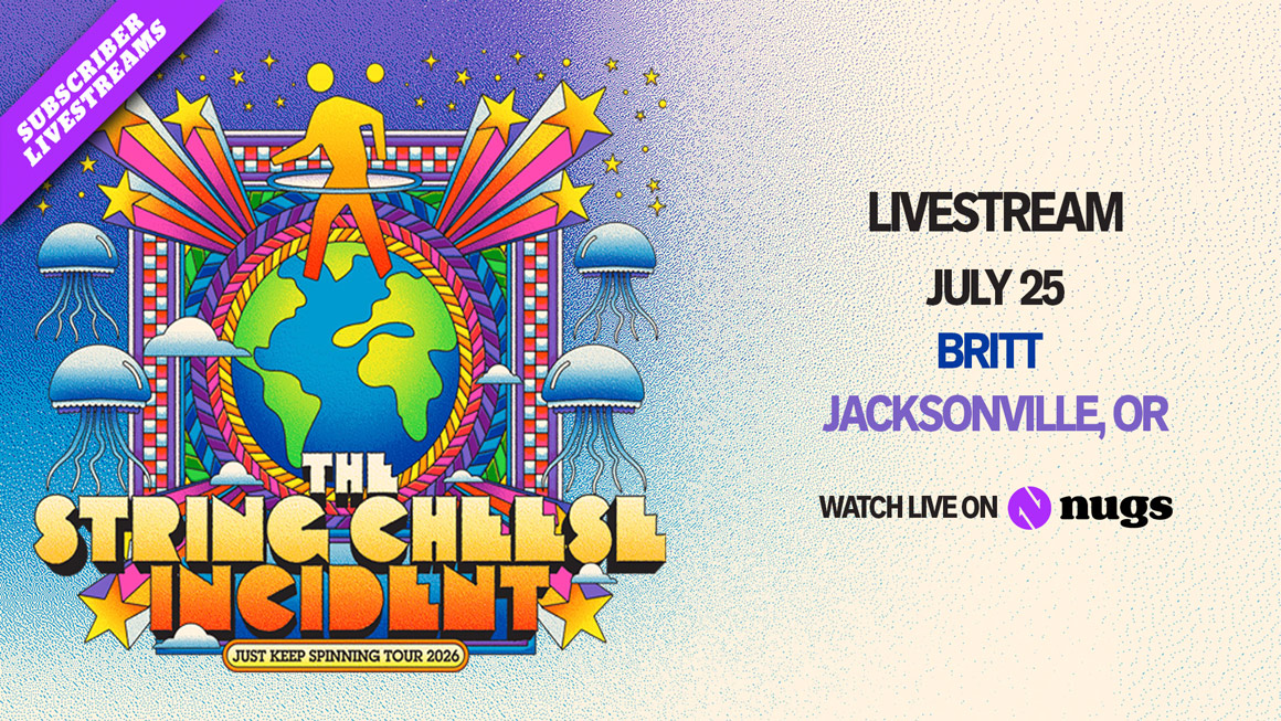 Watch Livestream of The String Cheese Incident on 07-25-2026