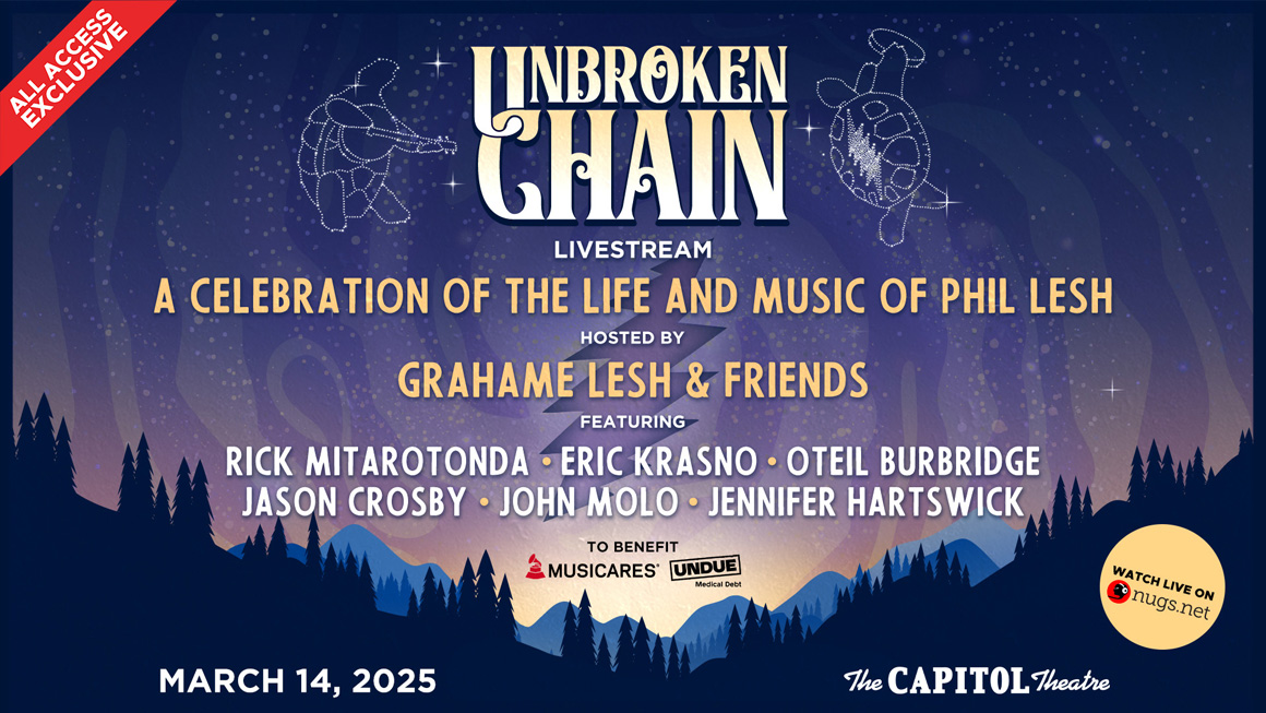 Watch Livestream of Phil Lesh & Friends on 03-14-2025