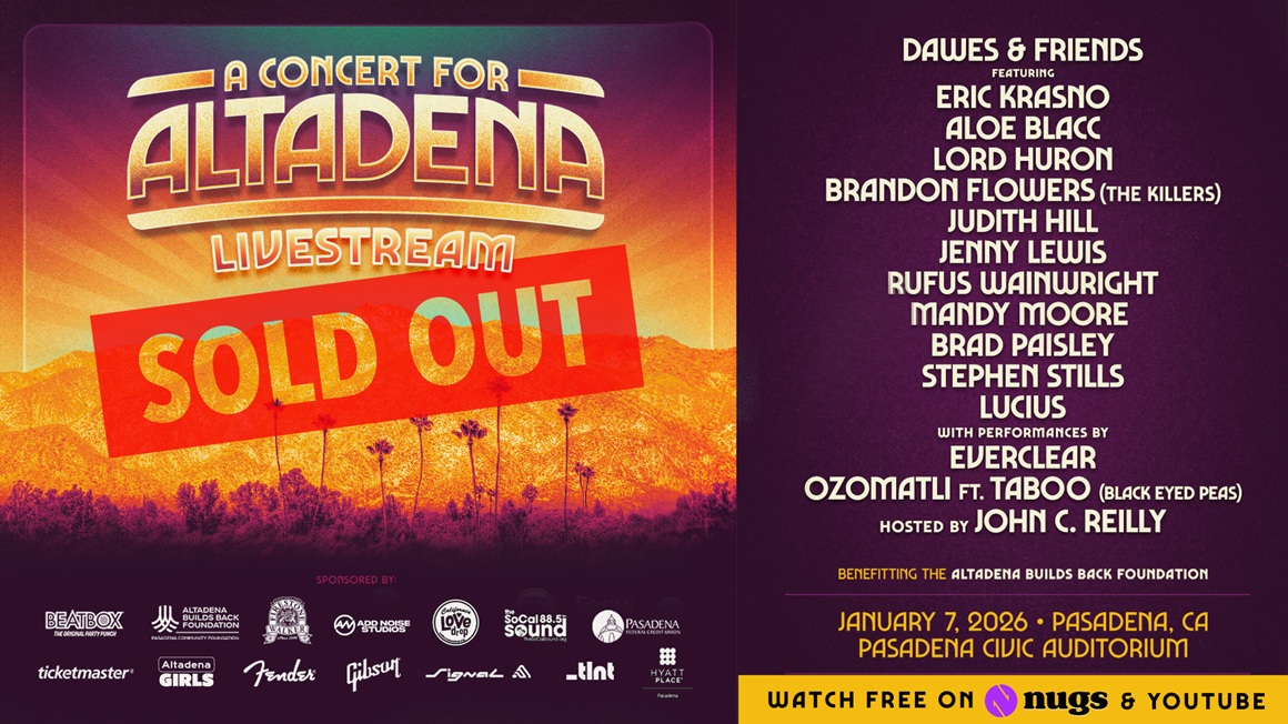 01/07/26 A Concert For Altadena, Pasadena, CA 