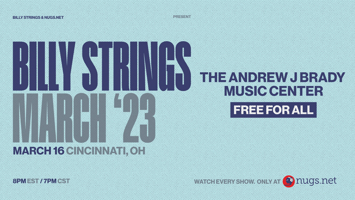 03/16/23 Andrew J Brady Music Center, Cincinnati , OH