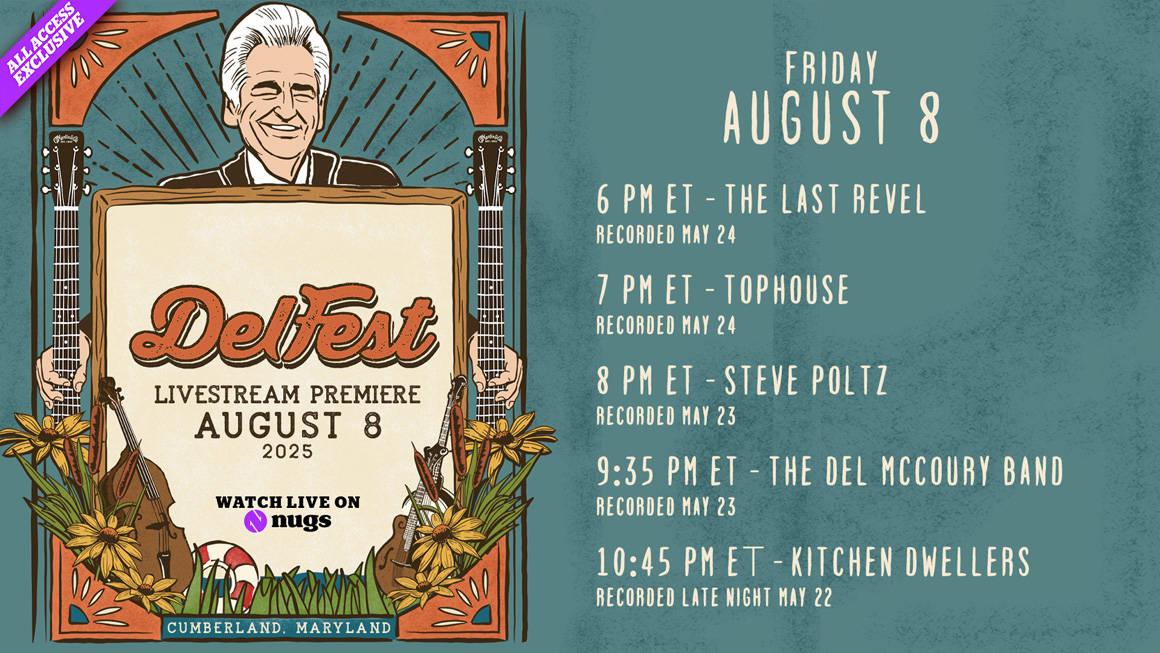 08/08/25 Premiere of DelFest 2025 Day 2, Cumberland, MD 