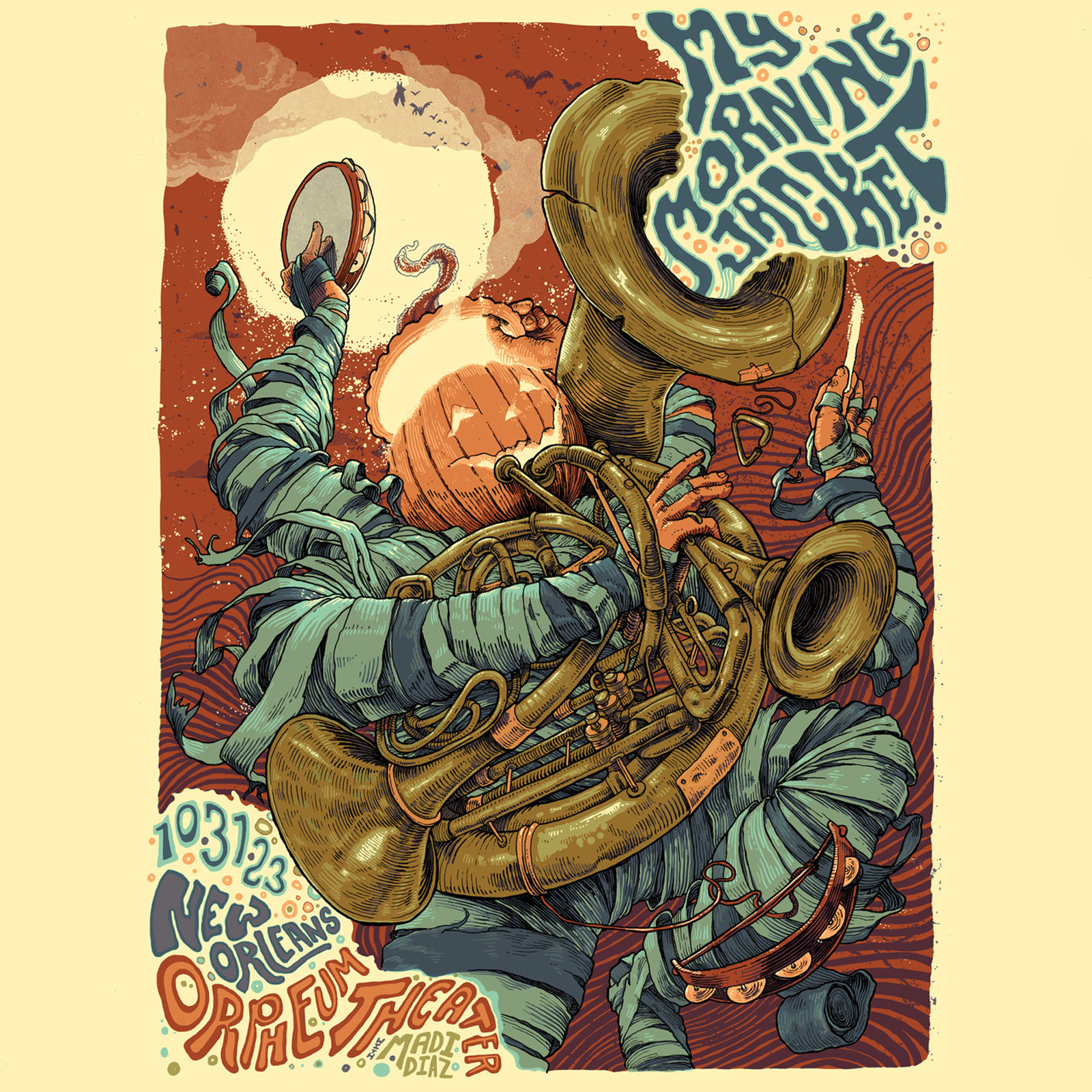 My Morning Jacket Live Concert Setlist at Orpheum Theater, New Orleans