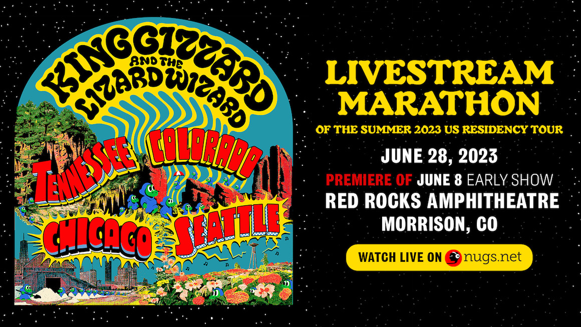 King Gizzard & The Lizard Wizard Setlist at Red Rocks Amphitheatre