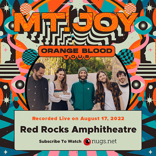 Mt. Joy Live Concert Setlist at Red Rocks Amphitheatre, Morrison, CO on